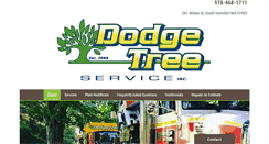 Desktop Screenshot of dodgetreeservice.com
